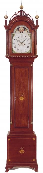 Jacob Sargeant of Hartford, CT. An Inlaid case tall clock. 28122.