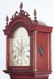 Thomas Harland, Norwich, Connecticut. Grandfather clock.  XXSL-14.