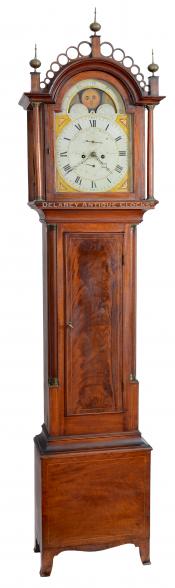  John Bailey tall clock Circa 1820. DDD-18.