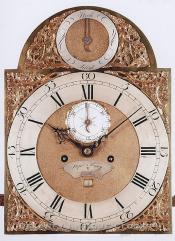 Stephen Henry of London, England. Tall clock dial. SS-129.