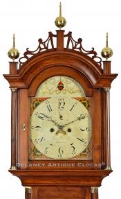 Ezra Batchelder of Danvers, MA. Grandfather clock. 222107.