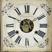 Chauncey Jerome of New Haven, Conn. Clock dial. CCC-77.