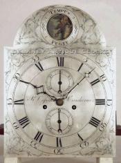 Richard Cofsins (Coffins) Crewkerne, England. Clock dial features an automated Cronus dial. PP-119.