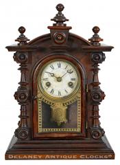 Welch, Spring & Co., Patti No. 2. Miniature Timepiece Mantel clock.