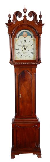 Thomas Crow of Wilmington, Delaware. Tall case clock. CCC-28.