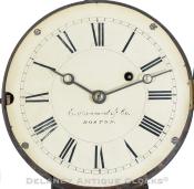 E. Howard number 5 painted dial. 224002. Delaney Antique Clocks.