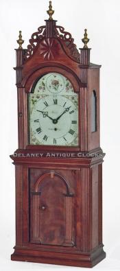 David Wood of Newburyport, Mass. Shelf clock. 213058.