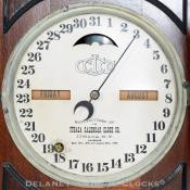 Ithaca calendar clock dial. 224062. Delaney Antique Clocks.