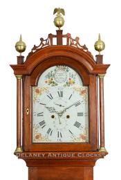  Joseph Loring grandfather clock made in Sterling, Massachusetts. MM-121.