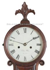 Joshua Wilder. Hingham, Massachusetts. Banjo clock. 223091.