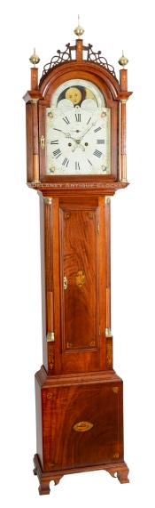 Theodore Cushing tall clock case. 224086.