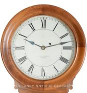 E. Howard & Co. Model 70 wall clock in a walnut case. 223130.