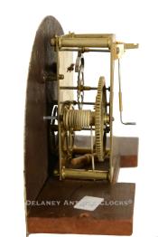 Massachusetts shelf clock works by Aaron Willard. DDD-10. Delaney Antique Clocks.