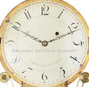 Lemuel Curtis signed Girandole wall timepiece dial. 224116.