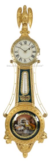 Waltham Watch Company. A Girandole Wall Timepiece. Number 24. 224131.