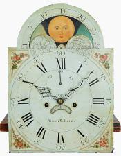 Simon Willard tall clock dial. YY-1.