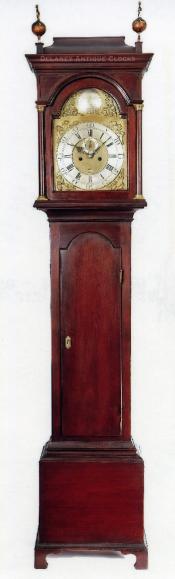 Nathaniel Mulliken (1722-1777) of Lexington, MA. A pre-revolutionary made tall clock. TT-113.