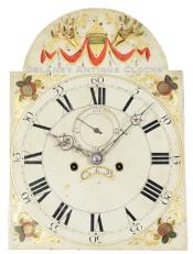 Jacob Jones of Pittsfield, New Hampshire tall clock. NN-105. Delaney Antique Clocks.