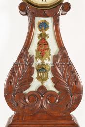 Lyre Wall Timepiece frame. Elegant Harp Pattern. 217177.