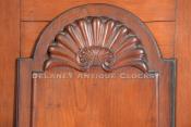 Edward Spalding block and shell door. SS-169 Delaney Antique Clocks.