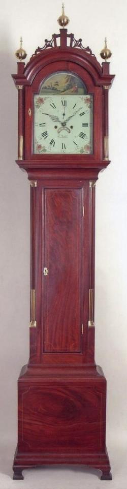 Elnathan Taber of Roxbury, Massachusetts. Tall case clock. 210033