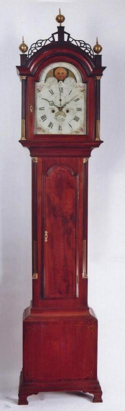 Joseph Gooding of Dighton, Massachusetts. Tall case clock. 212008.