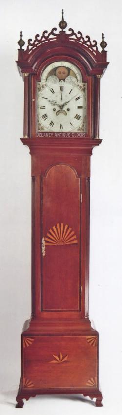 Oliver Wight of Sturbridge, Massachusetts. An important tall case clock. 212121.