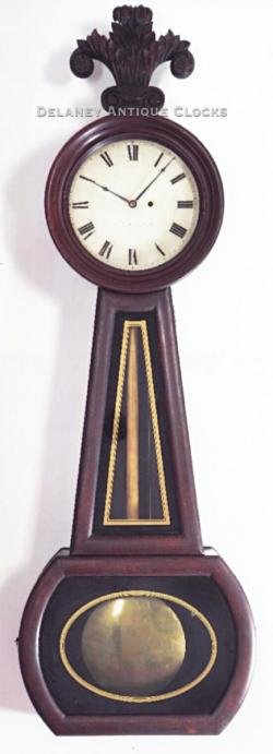 Simon Willard & Son Regulator clock or timepiece. Boston, Massachusetts. REGULATOR. UU-88.