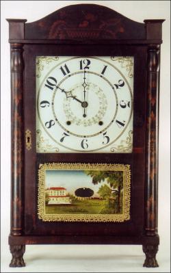 Jeromes & Darrow of Bristol, Connecticut. "Transitional Shelf Clock." 27099