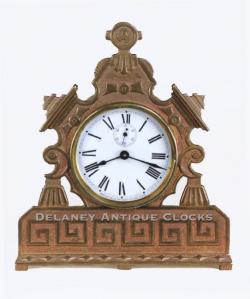 The Waterbury Clock Company. An alarm novelty shelf clock. FF-203.