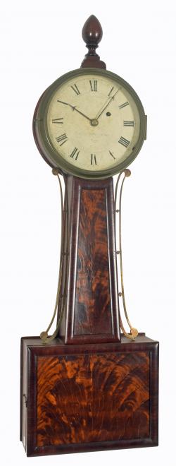 Simon Willard & Son. A fine Federal MA wall Timepiece or Banjo Clock made circa 1825. Signed and numbered on the dial. No. 4507. NN29