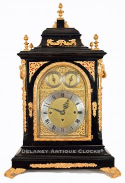 An English-made quarter striking Bracket or Table Clock. TT-209.