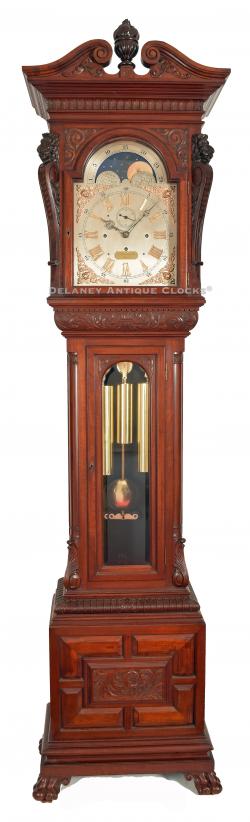 E. Howard & Company. Quarter Striking Hall Clock. Model No. 301. 220078