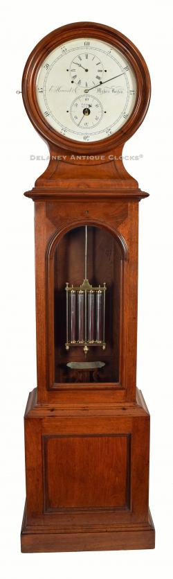 E. Howard & Co., Boston, MA. Model No. 25. Astronomical Floor Standing Regulator Clock, 90-days. 221045.