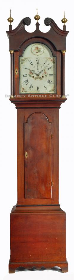 Benjamin Clark Gilman of Exeter, New Hampshire. A tall case clock. 27146.