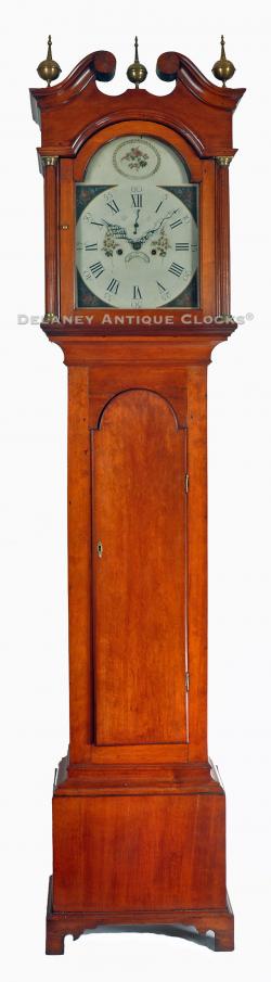 Benjamin Clark Gilman of Exeter, New Hampshire. A country case tall clock. RR-12.