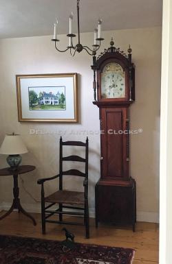 James Collins tall clock waiting for you as you open the front door.