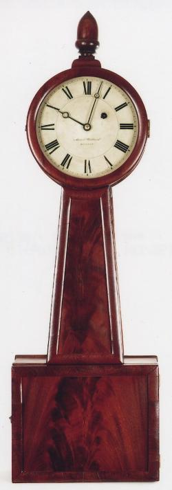 Aaron Willard of Boston, Massachusetts. Wall Timepiece or banjo clock. TT-129.
