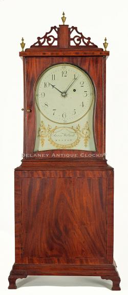 Aaron Willard Massachusetts Shelf Clock. Boston, Massachusetts. ZZ-6.