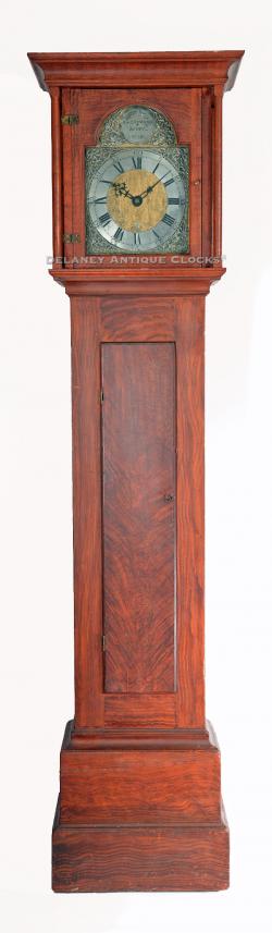 A & C Edwards of Ashby, Massachusetts. No. 116. A composite dial wooden geared tall clock. BBB-2.