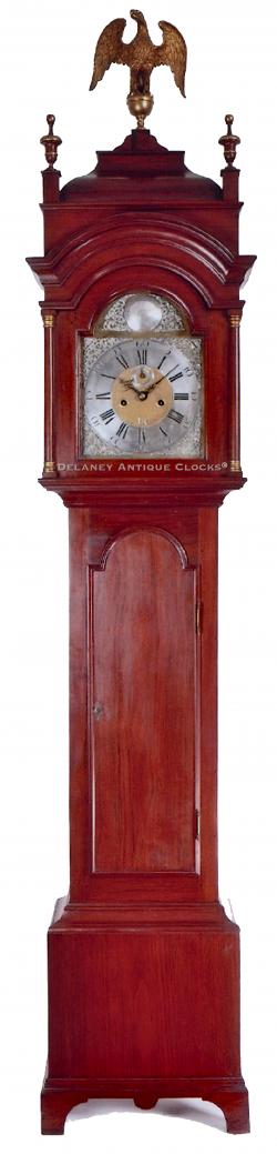 Nathaniel Mulliken (1722-1777) Lexington, Massachusetts. A pre-revolutionary American tall case clock. SS-21.