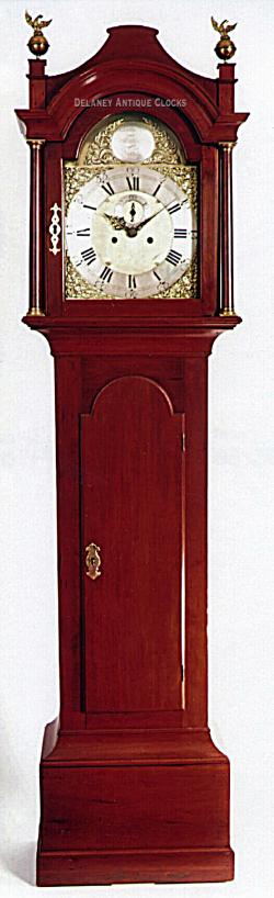 Ebenezer Sargent of Newbury, Massachusetts. A Pre-Revolutionary clock made circa 1750. UU-81.