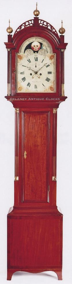 Aaron Willard Tall case clock. Boston, Massachusetts. 214073.