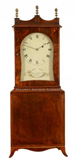 Aaron Willard of Boston. A Massachusetts shelf clock. DDD-10.