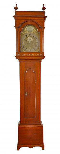 John Rogers of Newton, Massachusetts. Tall case clock. SS-125.