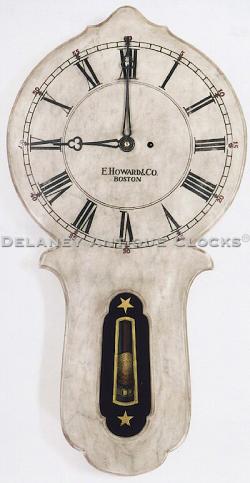 E. Howard & Co. Model No. 27. A marble faced wall clock. Boston, Mass. TT-142.