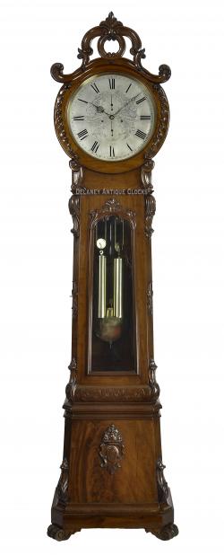 William Alexander of Glasgow, Scotland. A round dial tall clock. 211044.