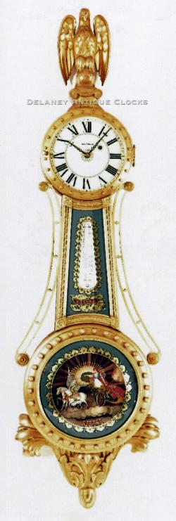 Waltham Clock Co. Waltham, MA. Waltham Girandole Timepiece. 216068.