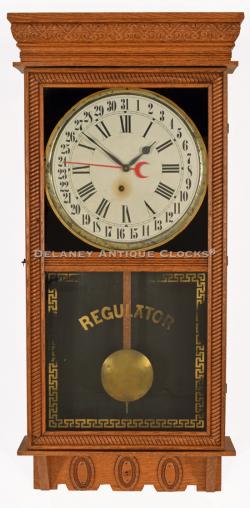 E. Ingraham & CO. Bristol Connecticut. The "Northwestern" calendar model. Box regulator. 219085.