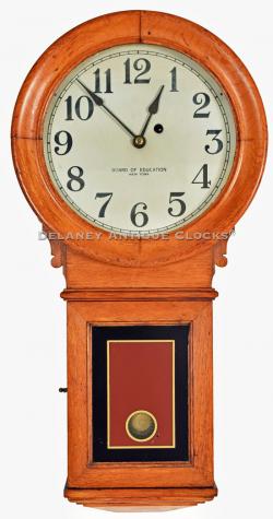 E. Howard & Co. Model No. 70. School clock made for and used by the New York Board of Education. 220020.